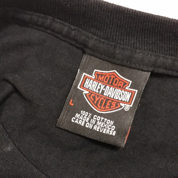 Men’s large Harley Davidson T-shirt black redwood Harley Eureka California - Picture 5 of 8